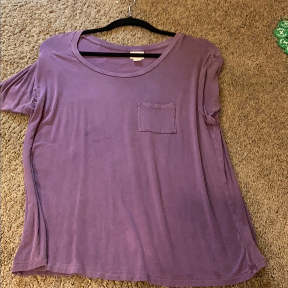 Purple shirt